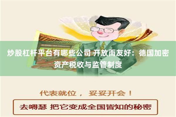 炒股杠杆平台有哪些公司 开放而友好：德国加密资产税收与监管制度
