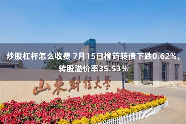 炒股杠杆怎么收费 7月15日柳药转债下跌0.62%，转股溢价率35.53%