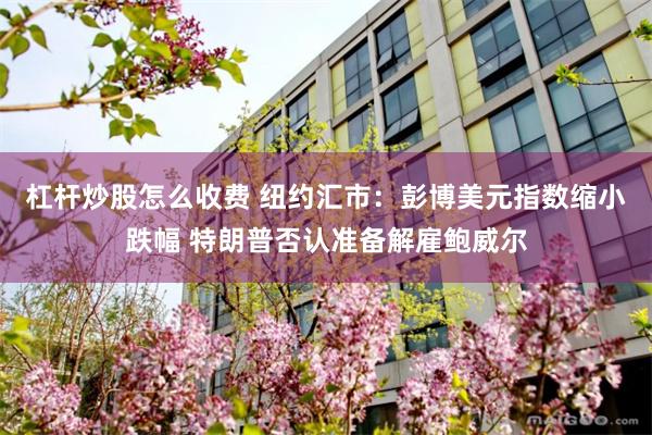 杠杆炒股怎么收费 纽约汇市：彭博美元指数缩小跌幅 特朗普否认准备解雇鲍威尔