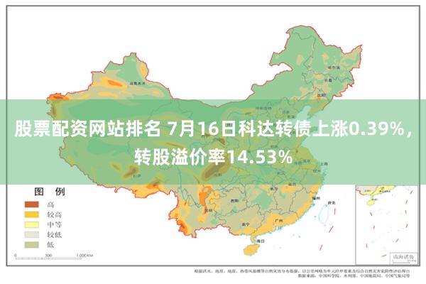 股票配资网站排名 7月16日科达转债上涨0.39%，转股溢价率14.53%