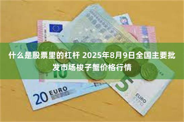 什么是股票里的杠杆 2025年8月9日全国主要批发市场梭子蟹价格行情